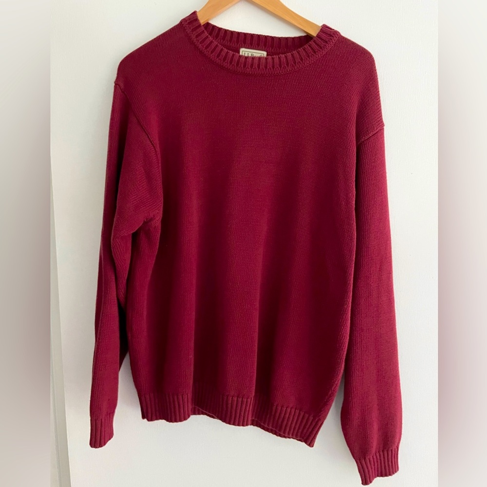 LL Bean men’s cotton sweater
